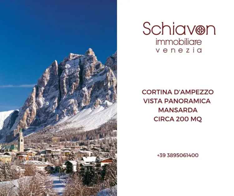 Mansarda ottimo stato, 180 m², Centro, Cortina d'Ampezzo