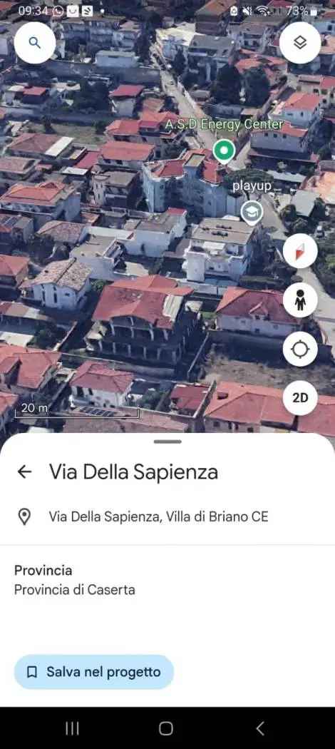 Villa plurifamiliare via della Sapienza, Villa di Briano