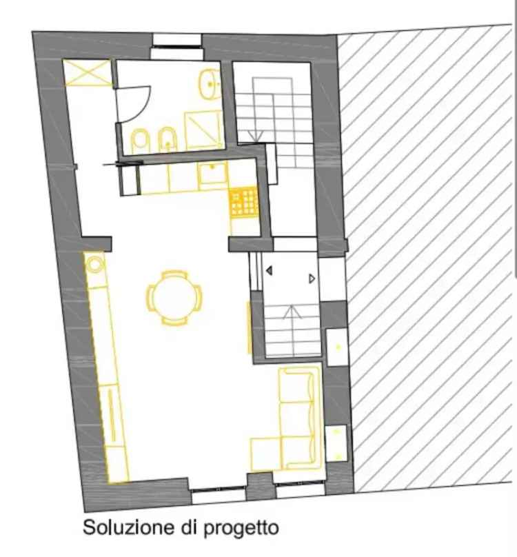 Bilocale via Munizione Vecchia, Centro Storico, Sassari