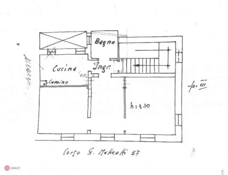 Trilocale corso Giacomo Matteotti, Centro Storico, Jesi