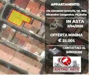 Appartamento all'asta via Giovanni Gronchi, 46, 71015 San Nicandro Garganico Italia, San Nicandro Garganico