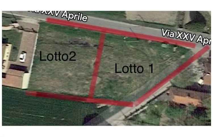 Terreno Edificabile Residenziale in vendita a Lungavilla, Via XXV Aprile 21