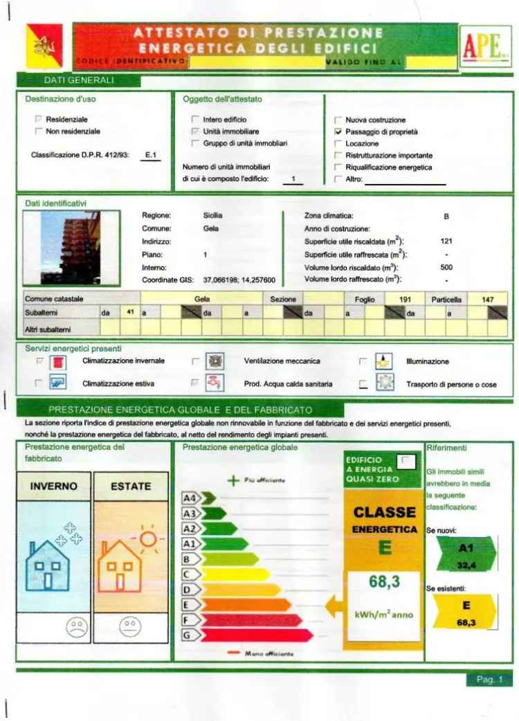 Appartamento via Niscemi 20, Centro, Gela