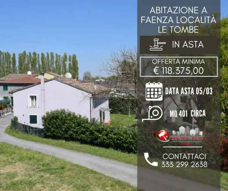 Villa all'asta via Fossolo, 10, 48018 Faenza Italia, Faenza