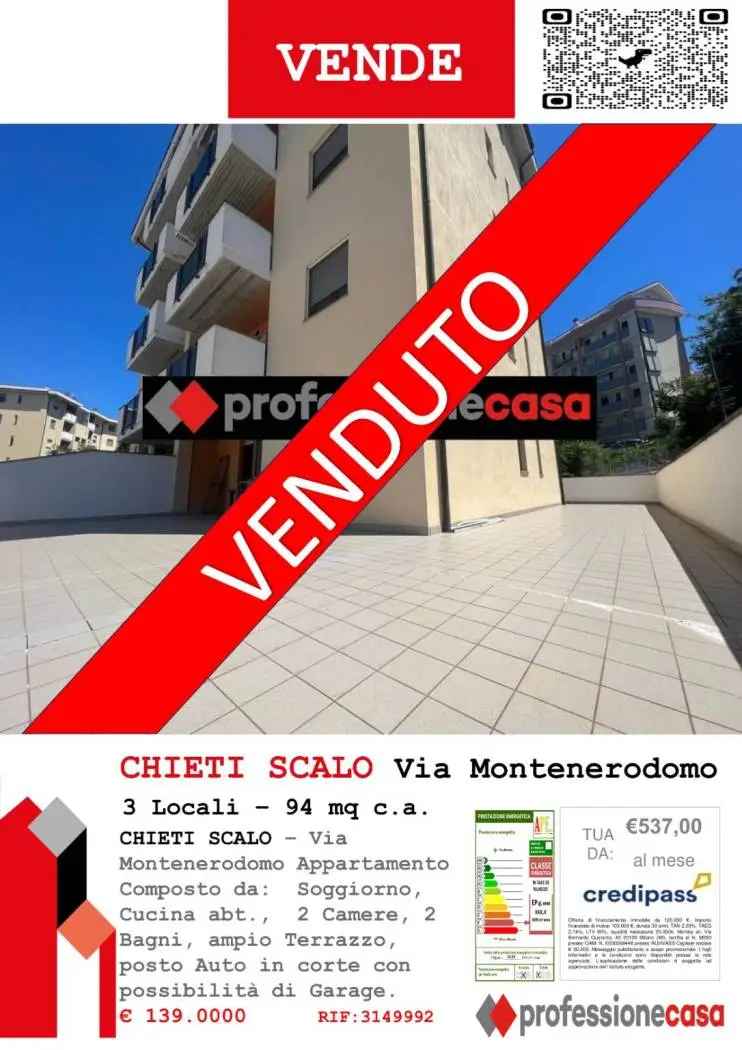 Trilocale via Montenerodomo 15, Chieti Scalo, Chieti