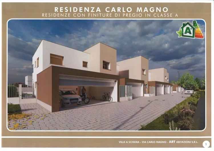 Villa a schiera in Via Carlo Magno, Parabiago, 4 locali, 3 bagni