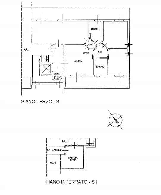 TRILOCALE CON DUE GARAGE