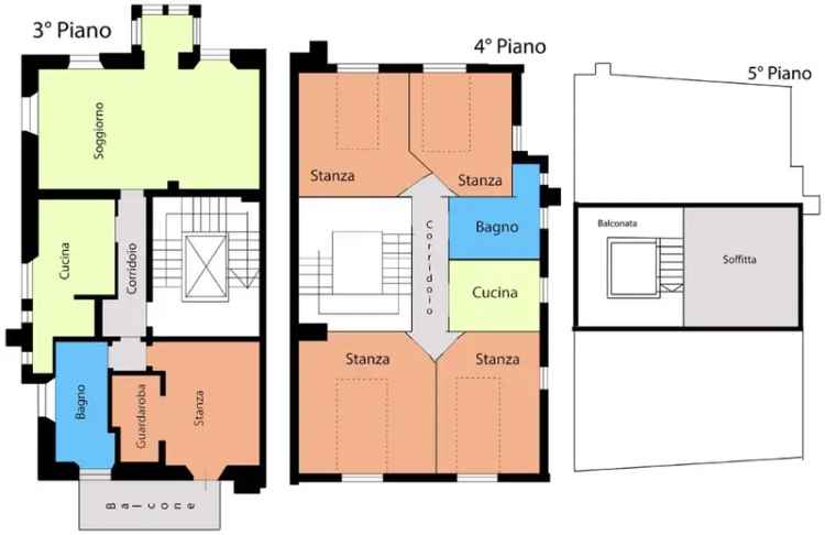 Appartamento in Piazza Domenicani, Bolzano, 5 locali, 2 bagni, 207 m²