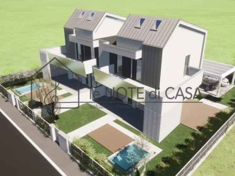 Villetta bifamiliare in Case Finali, Cesena, 5 locali, 3 bagni, 160 m²