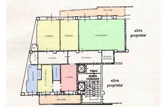 Affitto 4 camera appartamento di 165 m² in Milan