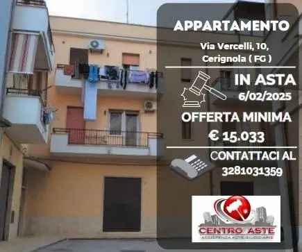 Appartamento all'asta via Vercelli, 10, 71042 Cerignola Italia, Cerignola