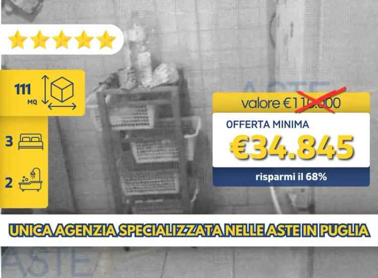 Appartamento all'asta piazza Sandro Pertini 19, Taranto