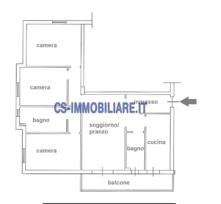 Appartamento via Bertazzoni 36, Centro, Potenza