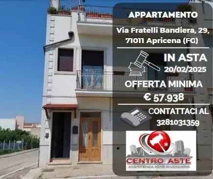 Appartamento all'asta via Fratelli Bandiera, 29, 71011 Apricena Italia, Apricena