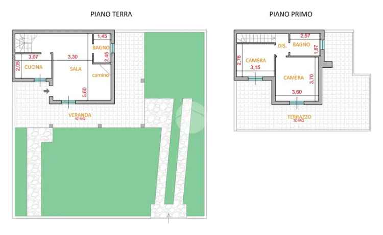 Porzione di quadrifamiliare in vendita