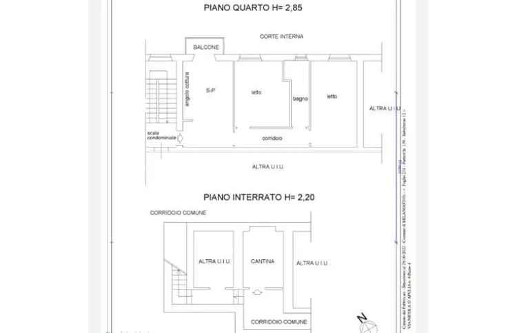 Trilocale in vendita a Milano, Zona Loreto, Via Nicola D'Apulia 4