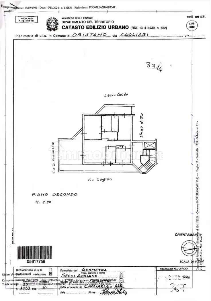 Quadrilocale via Cagliari, Centro, Oristano