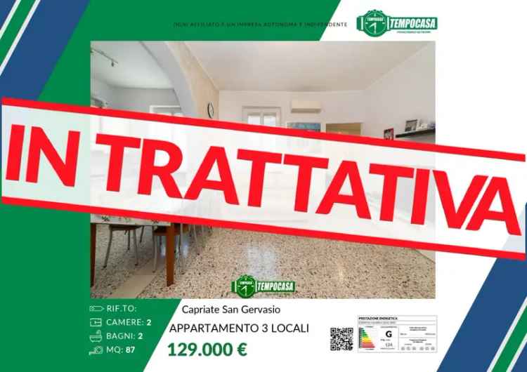 Trilocale via Trento 3, Centro, Capriate San Gervasio