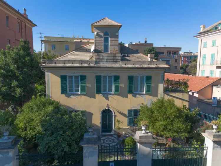 Villa unifamiliare piazza Leopardi, Albaro, Genova