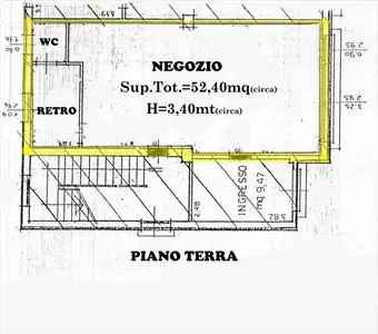 Negozio in Affitto, 1 Locale, 52 mq, Cesena (San Carlo) - Cesena (San Carlo) - Case altro Forlì-Cesena