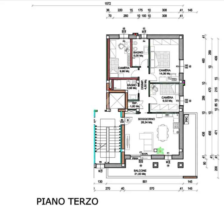 Quadrilocale in vendita