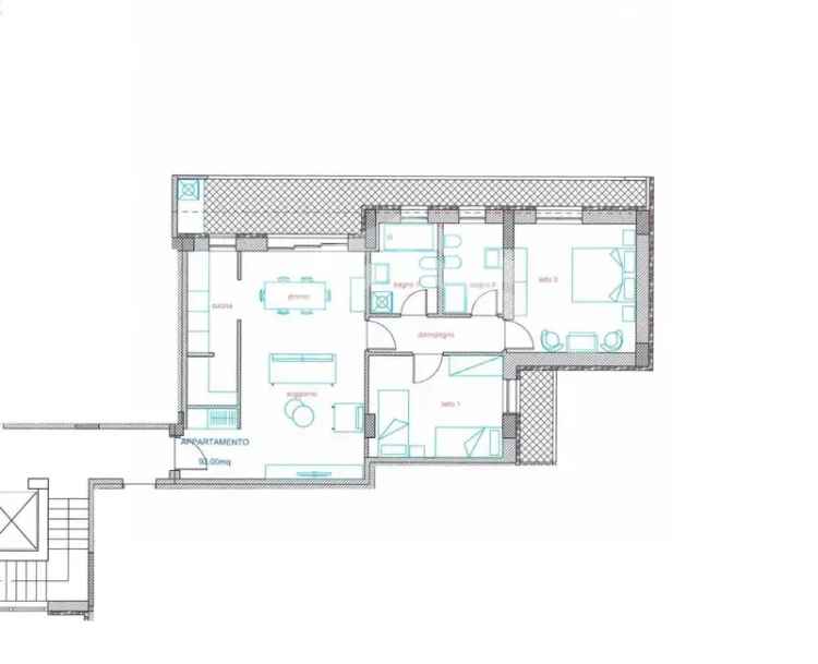 Trilocale viale Manzoni 116, Vazzieri, Campobasso