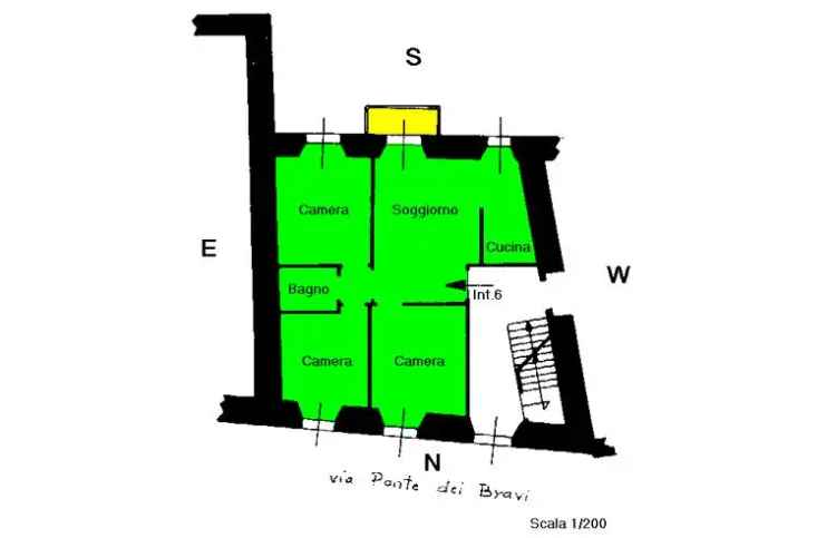 Appartamento in vendita a Santo Stefano d'Aveto, Piazza del Mercato 10