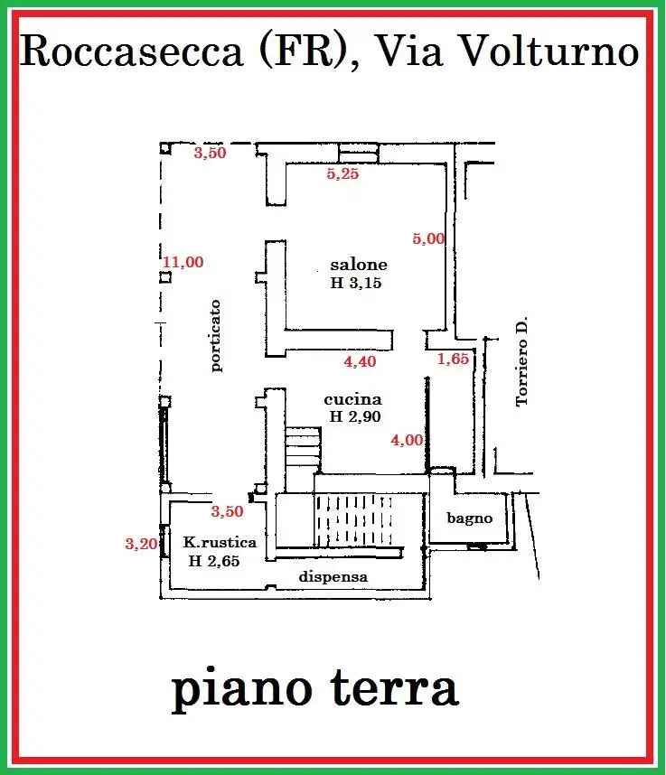 Terratetto unifamiliare via Volturno 3, Roccasecca